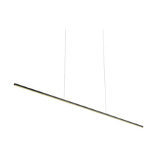Load image into Gallery viewer, Vega Minor LED Linear Pendant Light in Black (Large).
