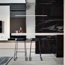 Load image into Gallery viewer, Vega Minor LED Linear Pendant Light in dining room.
