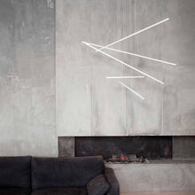 Load image into Gallery viewer, Vega Minor LED Multi Light Pendant Light in living room.
