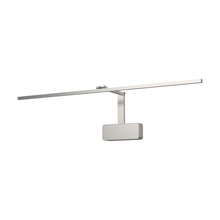 Load image into Gallery viewer, Vega Minor LED Picture Light in Large/Brushed Nickel.

