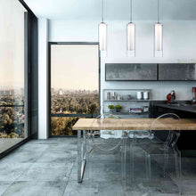 Load image into Gallery viewer, Verona LED Pendant Light in kitchen.
