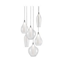 Load image into Gallery viewer, Victoria LED Multi Light Pendant Light in 6-Shade.
