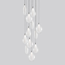 Load image into Gallery viewer, Victoria LED Multi Light Pendant Light in Detail.

