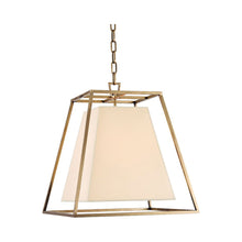 Load image into Gallery viewer, Kyle Pendant Light in Aged Brass.
