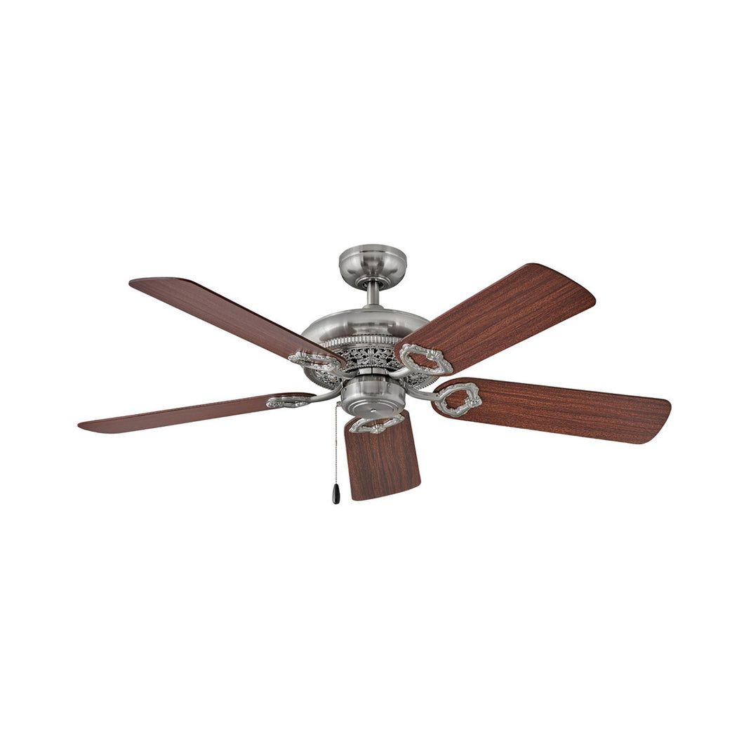 Lafayette Ceiling Fan in Brushed Nickel.