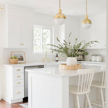 Load image into Gallery viewer, Lampbert Pendant Light in dining room.
