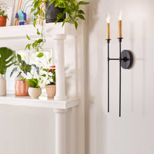 Load image into Gallery viewer, Hux Wall Light in living room.
