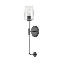 Load image into Gallery viewer, Kline Bath Wall Light in Black (23-Inch).
