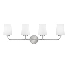 Load image into Gallery viewer, Kline Vanity Wall Light in Chrome (4-Light).
