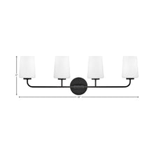 Load image into Gallery viewer, Kline Vanity Wall Light - line drawing.
