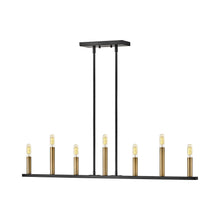 Load image into Gallery viewer, Lazlo Linear Pendant Light in Detail.

