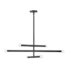 Load image into Gallery viewer, Millie Convertible Pendant Light in Black (6-Light).
