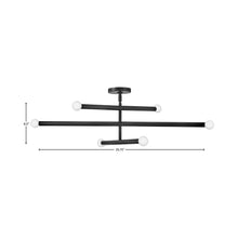 Load image into Gallery viewer, Millie Convertible Pendant Light - line drawing.
