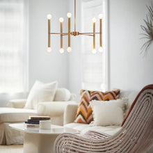 Load image into Gallery viewer, Millie Pendant Light in living room.
