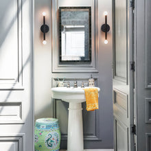 Load image into Gallery viewer, Millie Wall Light in bathroom.
