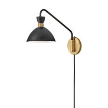 Load image into Gallery viewer, Simon Plug-In Wall Light in Detail.
