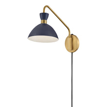 Load image into Gallery viewer, Simon Plug-In Wall Light in Detail.
