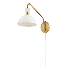 Load image into Gallery viewer, Simon Plug-In Wall Light in Detail.
