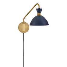Load image into Gallery viewer, Simon Plug-In Wall Light in Detail.
