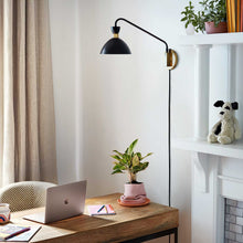 Load image into Gallery viewer, Simon Plug-In Wall Light in office.
