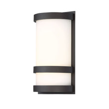 Load image into Gallery viewer, Latitude Indoor/Outdoor LED Wall Light in Small/Black.
