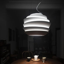 Load image into Gallery viewer, Le Soleil Pendant Light in dining room.
