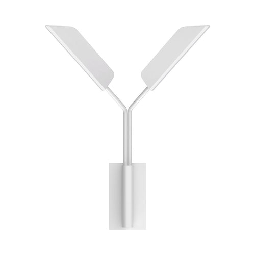 Leaf™ LED Wall Light in Satin White.