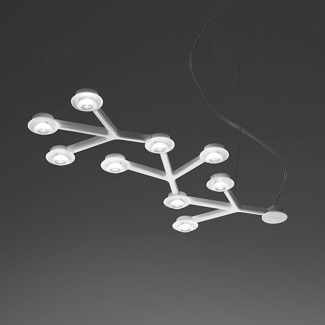 LED Net 66 Linear Suspension Light in Standard.