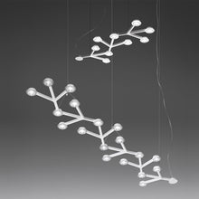 Load image into Gallery viewer, LED Net 66 Linear Suspension Light in Detail.
