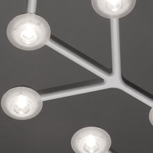 Load image into Gallery viewer, LED Net 66 Linear Suspension Light in Detail.
