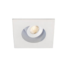 Load image into Gallery viewer, LEDme 1 Inch Square Adjustable LED Downlight in White.
