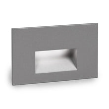 Load image into Gallery viewer, LEDme Horizontal LED Step and Wall Light in Amber/Graphite on Aluminum.
