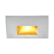 Load image into Gallery viewer, LEDme Horizontal LED Step and Wall Light in Amber/Stainless Steel.
