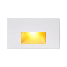 Load image into Gallery viewer, LEDme Horizontal LED Step and Wall Light in Amber/White on Aluminum.
