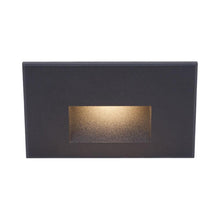 Load image into Gallery viewer, LEDme Horizontal LED Step and Wall Light in White/Black on Aluminum.

