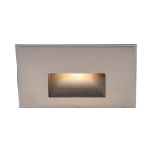 Load image into Gallery viewer, LEDme Horizontal LED Step and Wall Light in White/Brushed Nickel.
