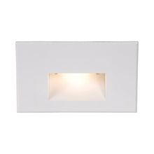 Load image into Gallery viewer, LEDme Horizontal LED Step and Wall Light in White/White on Aluminum.
