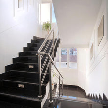 Load image into Gallery viewer, LEDme Horizontal LED Step and Wall Light in outside area.
