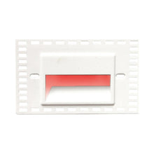 Load image into Gallery viewer, LEDme Horizontal LED Trimless Step and Wall Light in Red.
