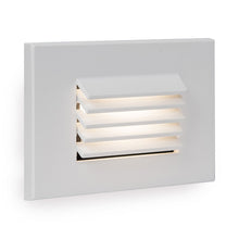 Load image into Gallery viewer, LEDme Horizontal Louvered LED Step and Wall Light in Amber/White.
