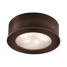 Load image into Gallery viewer, LEDme Round LED Button Light in Copper Bronze.
