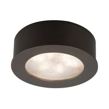 Load image into Gallery viewer, LEDme Round LED Button Light in Dark Bronze.
