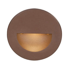 Load image into Gallery viewer, LEDme Round LED Step and Wall Light in Bronze (Amber).
