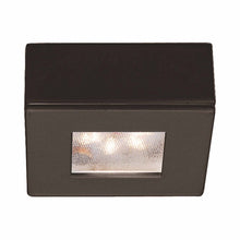Load image into Gallery viewer, LEDme Square LED Button Light in Dark Bronze.
