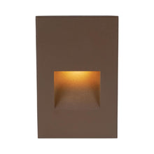 Load image into Gallery viewer, LEDme Vertical LED Step and Wall Light in Amber/Bronze.
