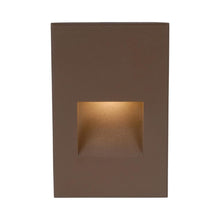 Load image into Gallery viewer, LEDme Vertical LED Step and Wall Light in White/Bronze.
