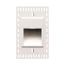 Load image into Gallery viewer, LEDme Vertical LED Trimless Step and Wall Light in White.
