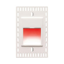 Load image into Gallery viewer, LEDme Vertical LED Trimless Step and Wall Light in Red.
