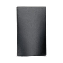 Load image into Gallery viewer, LEDme Vertical Scoop LED Step and Wall Light in Amber/Black.
