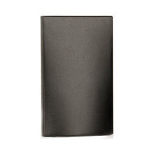 Load image into Gallery viewer, LEDme Vertical Scoop LED Step and Wall Light in Amber/Bronze.
